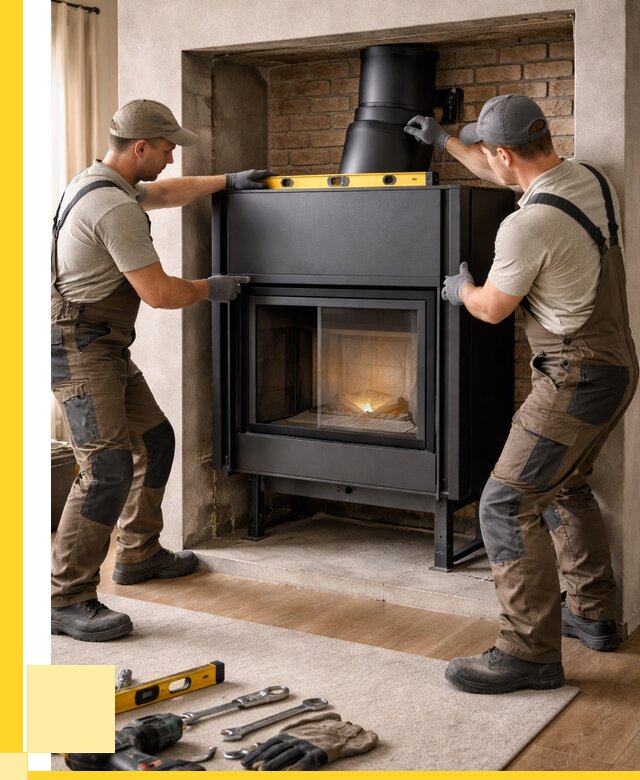 Установка каминных топок в Калининграде под ключ от 18212 р. | ЭриданКлн