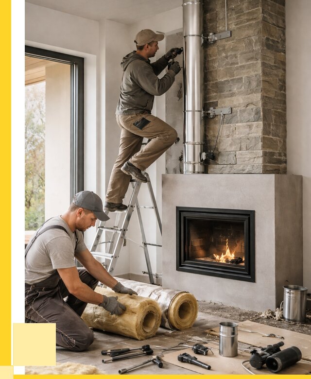 Монтаж дымоходов для каминов в Калининграде от 15177 р. ЭриданКлн