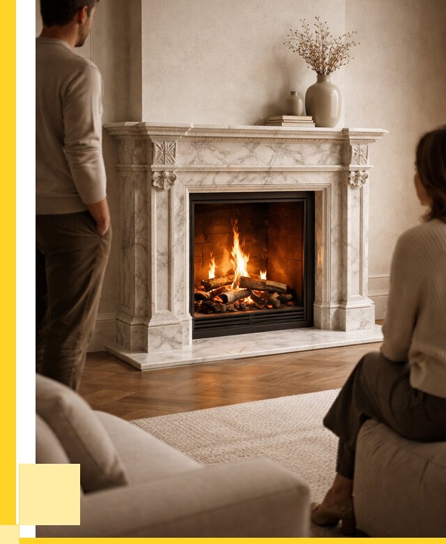 Мраморные камины под ключ в Калининграде от 252950 р. | ЭриданКлн