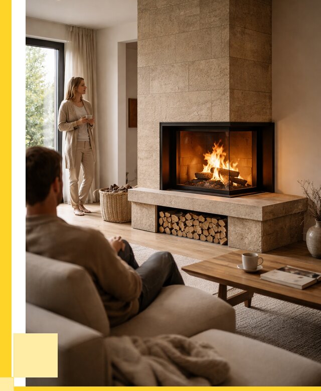 Угловые камины из кирпича установка в Калининграде от 151770 р. ЭриданКлн