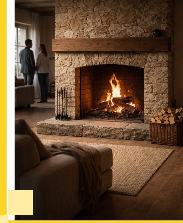 Открытые камины под ключ в Калининграде от 151770 р. ЭриданКлн