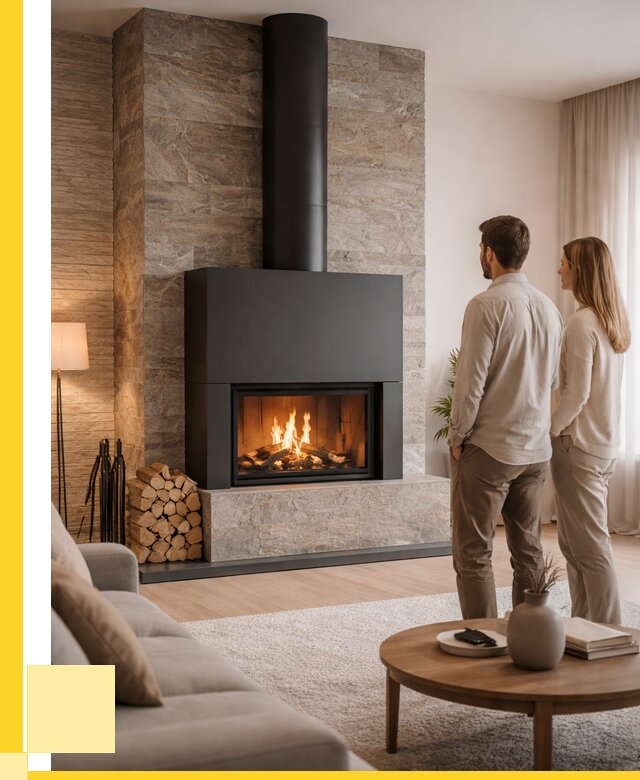 Закрытые камины под ключ в Калининграде от 121416 р., ЭриданКлн