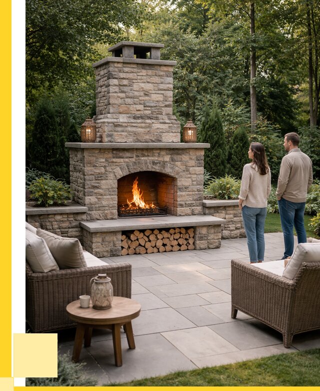 Уличные камины из кирпича в Калининграде от 151770 р. | ЭриданКлн