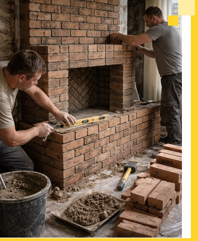 Изготовление и установка кирпичных каминов в Калининграде