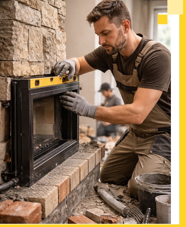 Дровяные камины под ключ в Калининграде: монтаж, обустройство