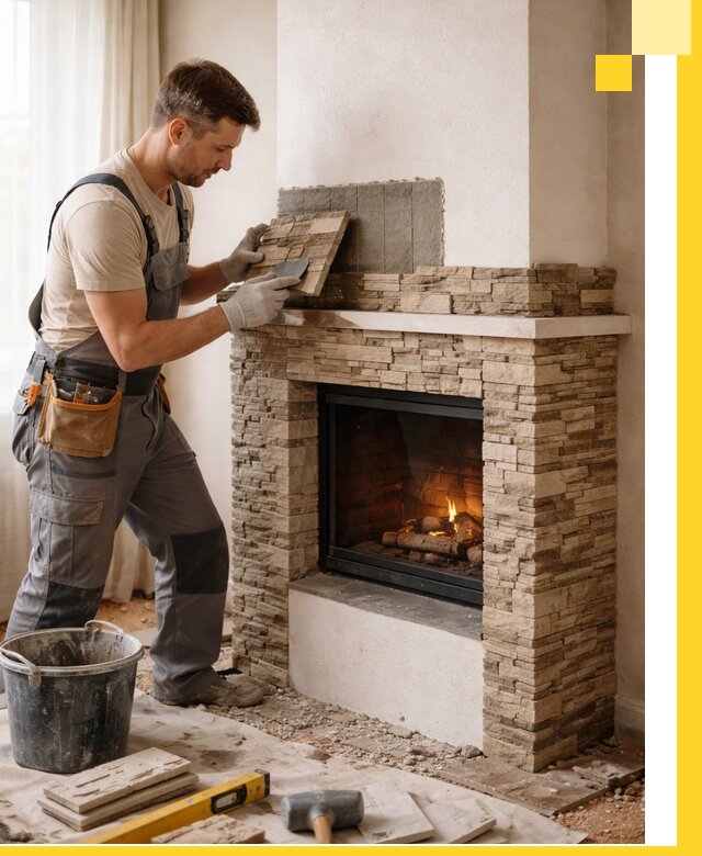 Изготовление и монтаж каминов для дома под ключ в Калининграде