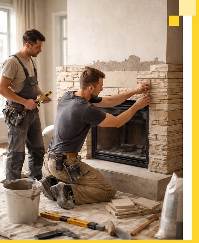 Установка и монтаж каминов для загородного дома в Калининграде