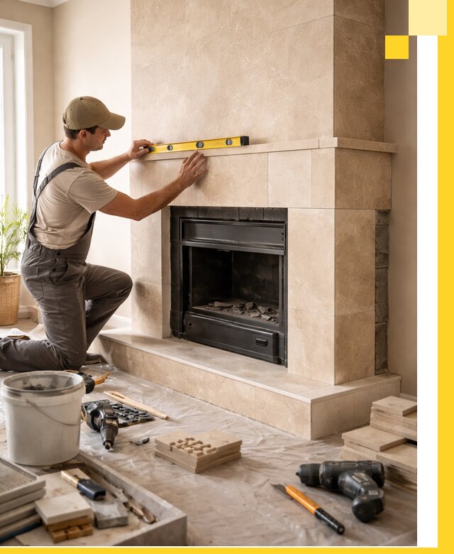 Установка и монтаж каминов в частном доме под ключ в Калининграде