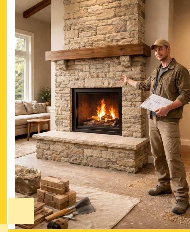 Камины под ключ в Калининграде от 182124 р. | ЭриданКлн — установка