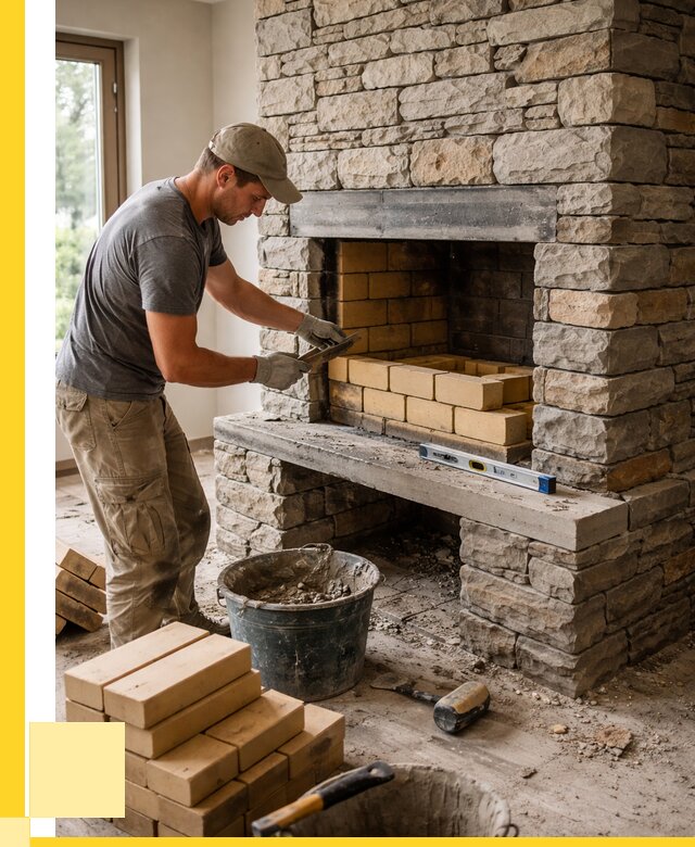 Кладка каминов и камина в Калининграде от 25295 р. ЭриданКлн