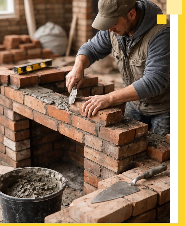 Кладка каминов под ключ в Калининграде профессиональная отделка и монтаж