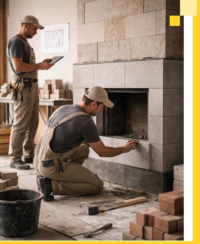 Индивидуальные проекты каминов и каминных систем в Калининграде