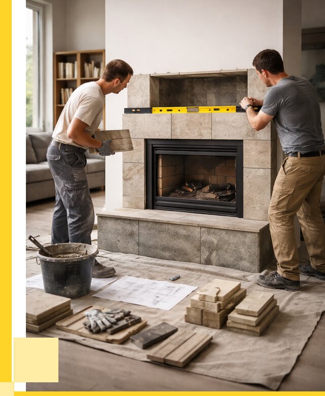 Монтаж каминов и установка в Калининграде от 45531 р. | ЭриданКлн