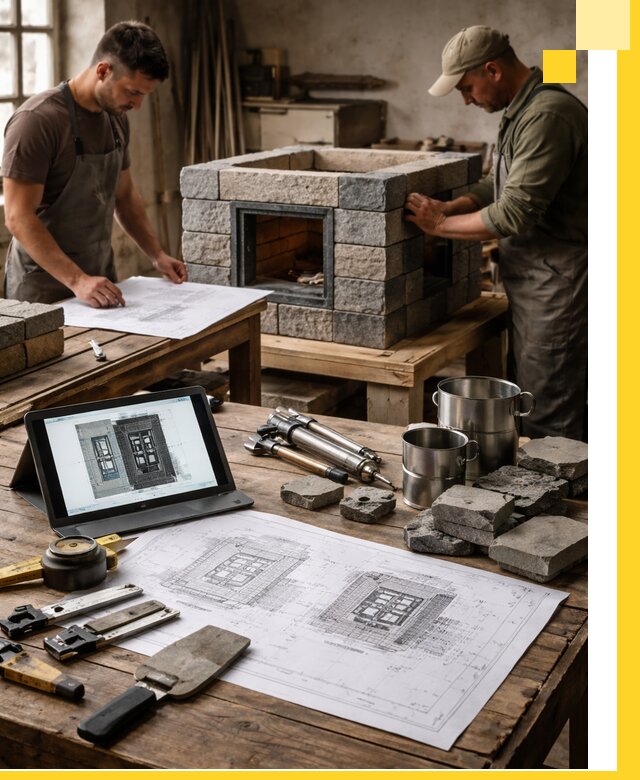 Разработка проектов печей с согласованием и монтажом в Калининграде