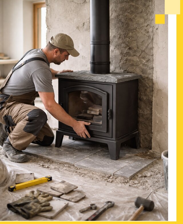 Профессиональный монтаж печей и каминов в Калининграде под ключ