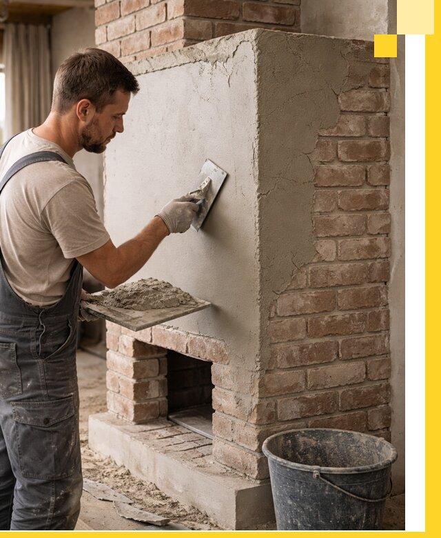 Отделка печей и облицовка каминов в Калининграде под ключ