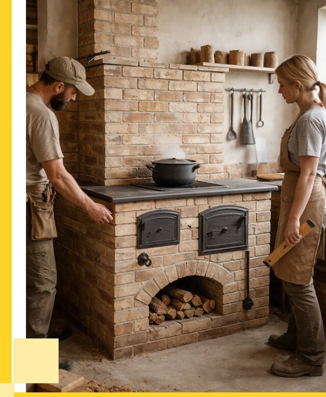 Варочно отопительные печи в Калининграде от 91062 р. | ЭриданКлн