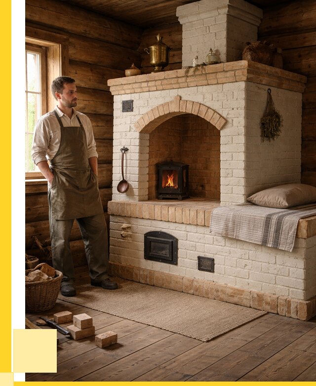 Русские печи с лежанкой под ключ в Калининграде от 151770 р. ЭриданКлн