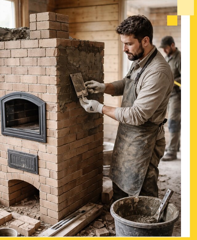 Изготовление и установка печей-шведок под ключ в Калининграде