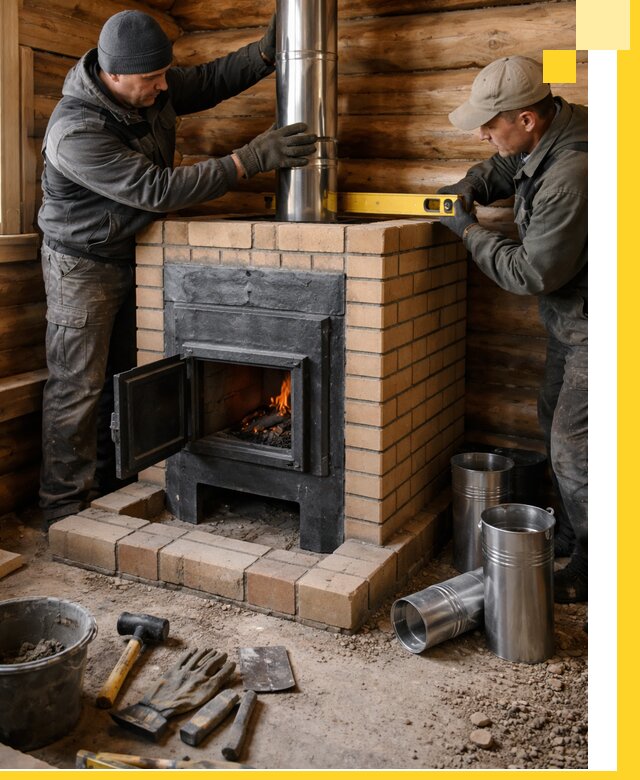 Проектирование, изготовление и установка банных печей в Калининграде