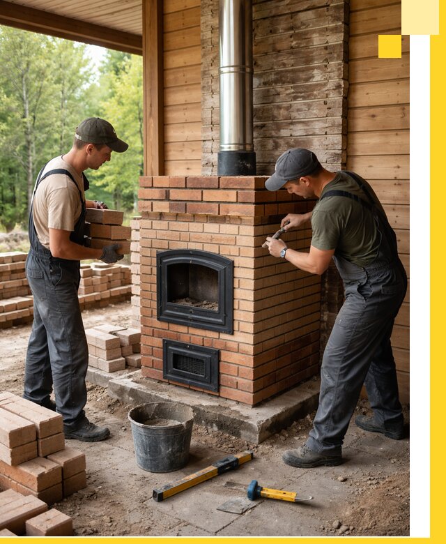 Производство и установка дачных печей под ключ в Калининграде