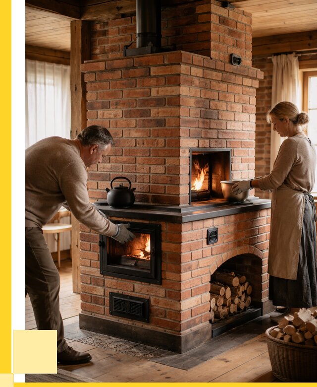 Печи для загородного дома под ключ в Калининграде от 80944 р. | ЭриданКлн