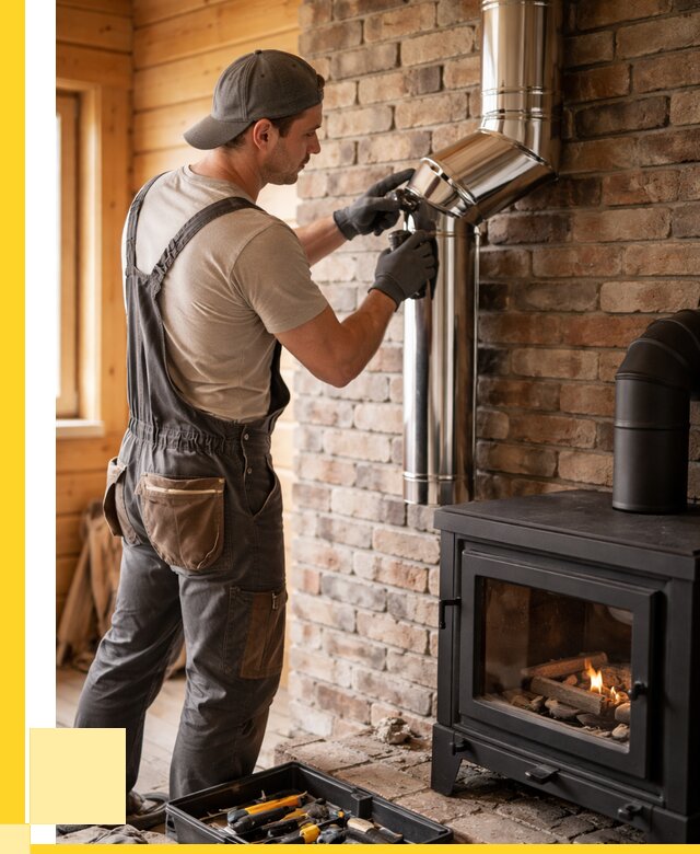 Монтаж дымоходов для печей в Калининграде от 7589 р. | ЭриданКлн