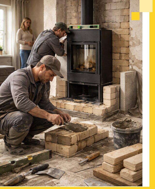 Печи и камины под ключ: проект, установка в Калининграде