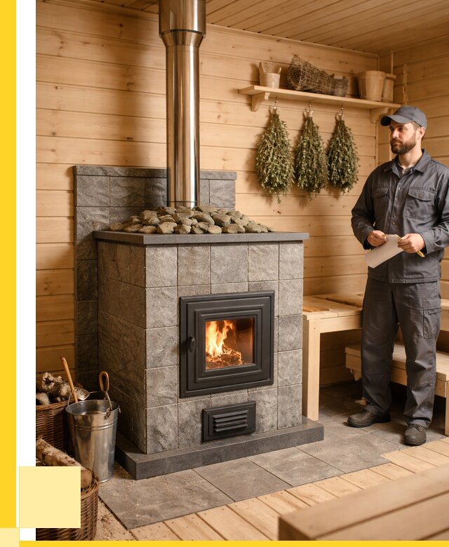 Печи для бани под ключ в Калининграде от 121416 р. | ЭриданКлн