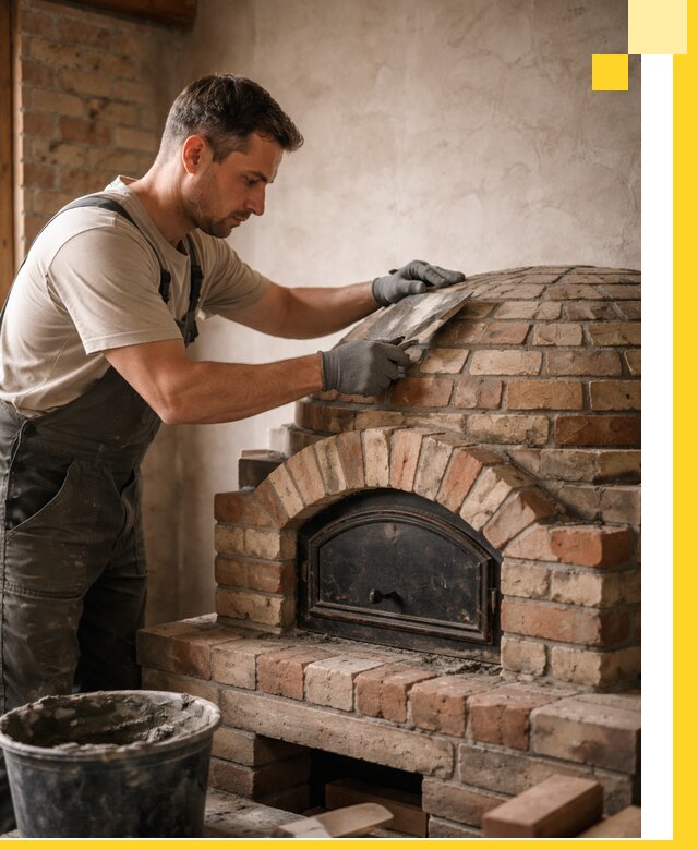 Изготовление и монтаж помпейских печей на заказ в Калининграде