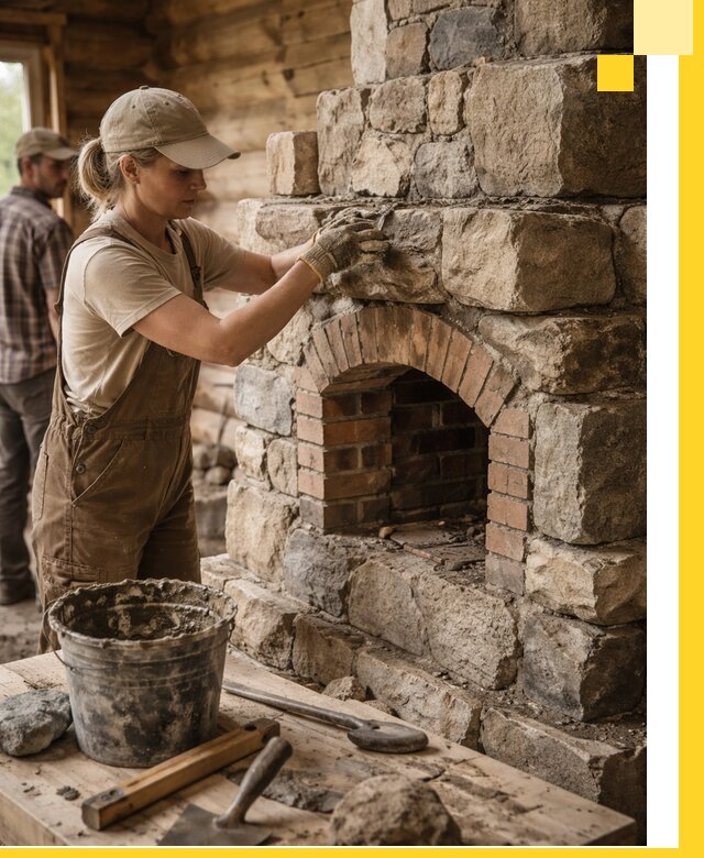 Каменные печи на заказ и монтаж в Калининграде, долговечные решения