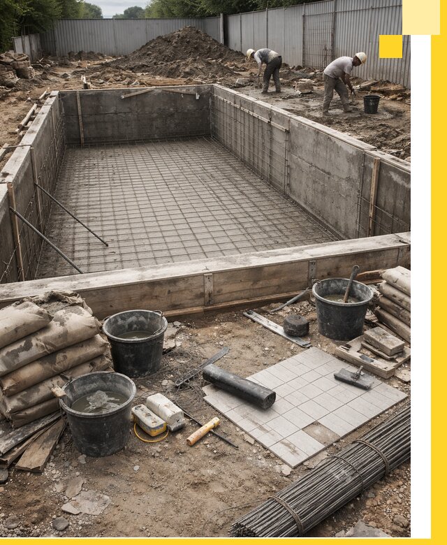 Строительство бассейнов под ключ в Калининграде, дизайн и монтаж