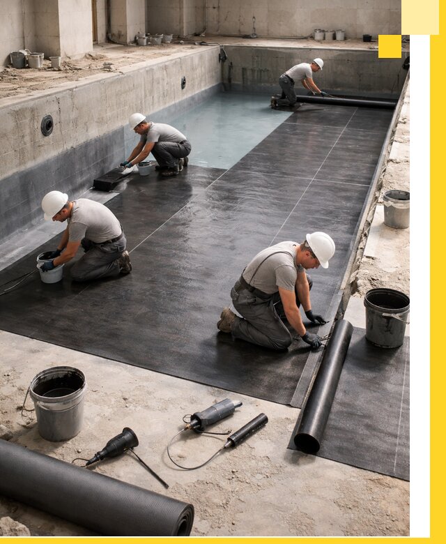 Профессиональная гидроизоляция бассейнов и чаш в Калининграде под ключ