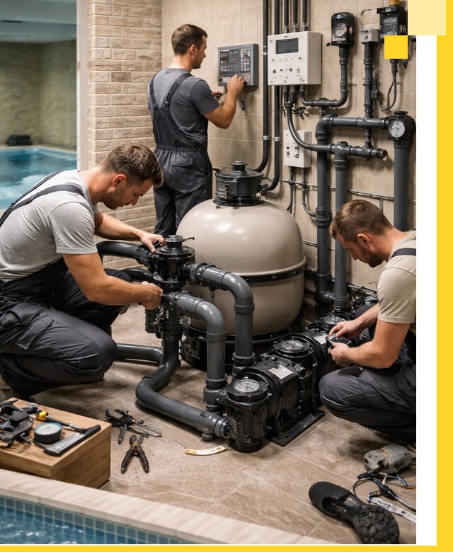 Комплексное оборудование для бассейнов под ключ в Калининграде