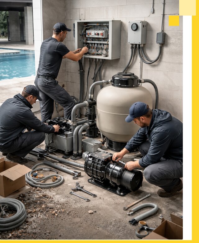 Профессиональный монтаж оборудования для бассейнов в Калининграде