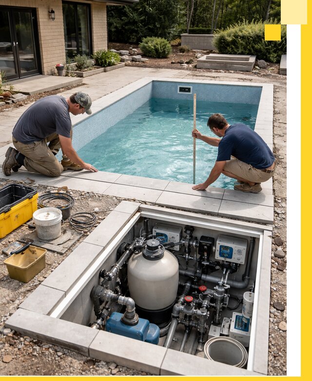 Строительство качественных домашних бассейнов под ключ в Калининграде