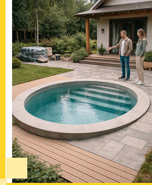 Бассейн на даче под ключ в Калининграде от 202360 р., ЭриданКлн