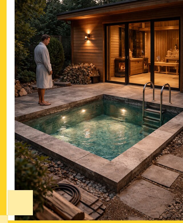 Бани с бассейном под ключ в Калининграде от 96121 р. | ЭриданКлн