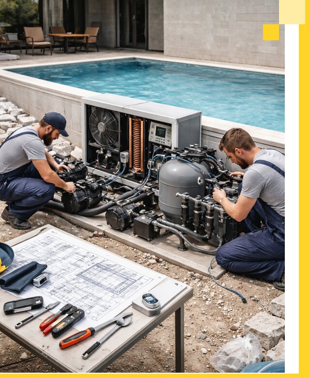 Проектирование и монтаж бассейнов с подогревом в Калининграде