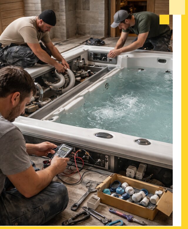 Гидромассажные бассейны под ключ в Калининграде, дизайн и монтаж