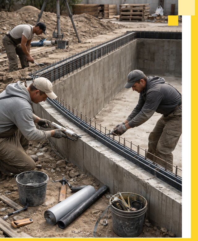 Качественный монтаж чаши бассейна в Калининграде под ключ с гарантией