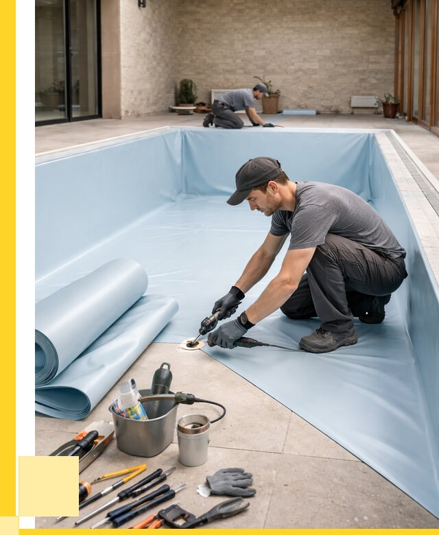 Пленка ПВХ для бассейнов в Калининграде от 2530 р. | ЭриданКлн