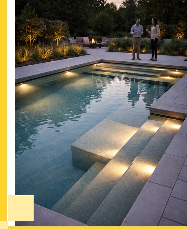 Освещение бассейнов в Калининграде под ключ от 25295 р. | ЭриданКлн