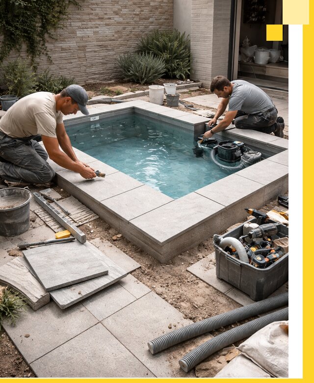 Мини бассейны под ключ в Калининграде, дизайн и установка