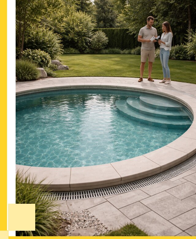 Круглые каркасные бассейны купить в Калининграде от 252950 р. | ЭриданКлн