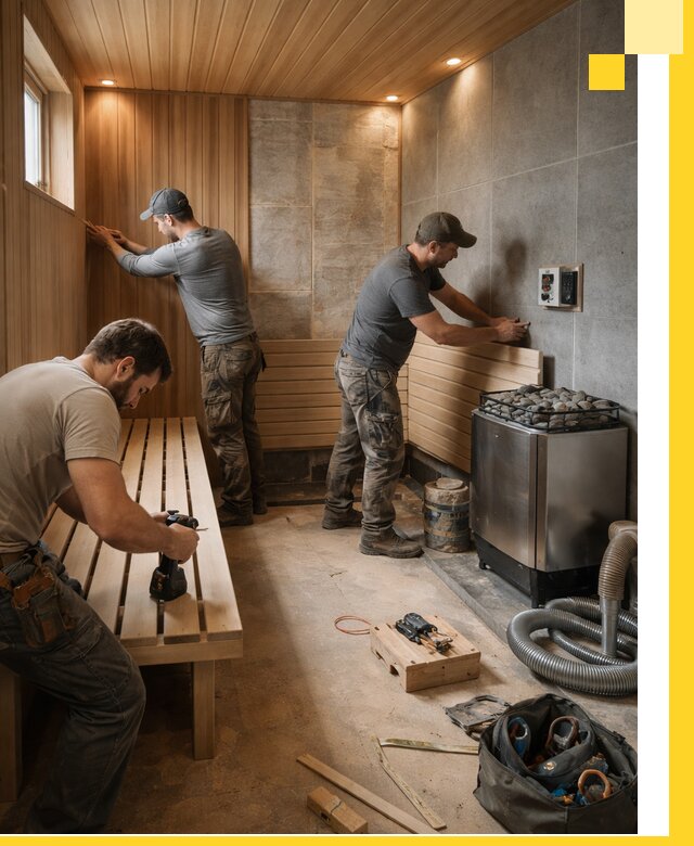Сауны под ключ в Калининграде, проектирование, строительство, отделка