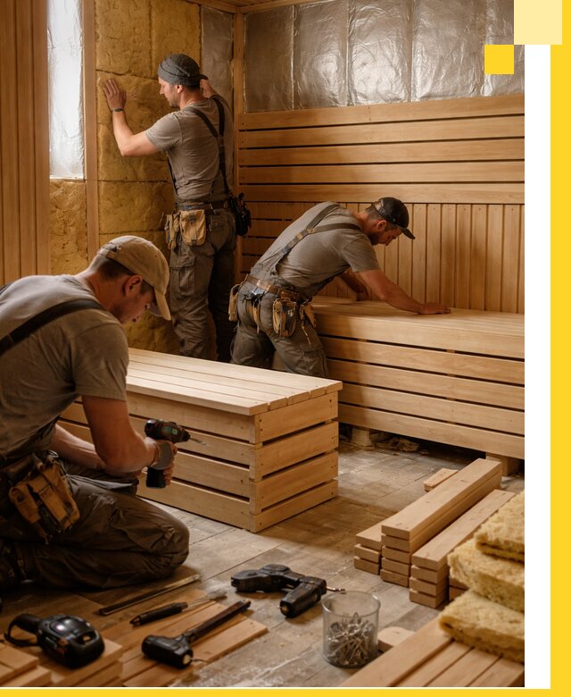 Профессиональное строительство саун под ключ в Калининграде