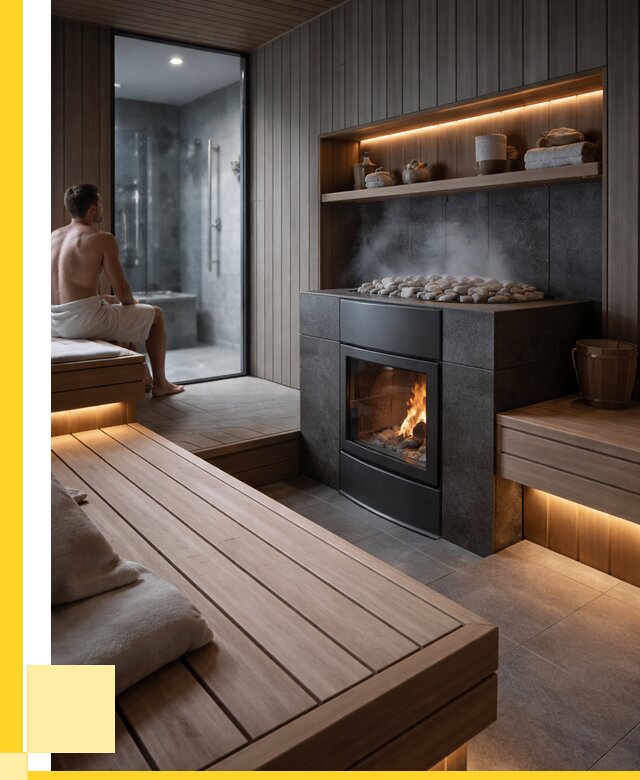 Проект сауны в частном доме в Калининграде от 35413 р. | ЭриданКлн