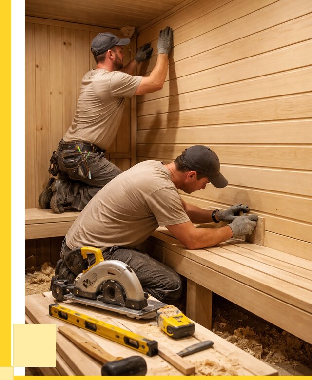 Обшивка саун вагонкой в Калининграде от 2530 р. | ЭриданКлн