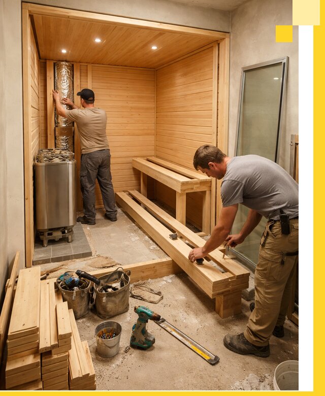 Проектирование и установка домашних саун под ключ в Калининграде